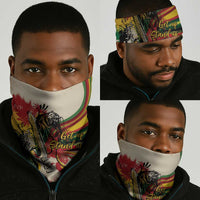 Reggae Soul B.Marley Grungy Neck Gaiter Get Up Stand Up - Wonder Print Shop