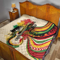Reggae Soul B.Marley Grungy Quilt Get Up Stand Up - Wonder Print Shop