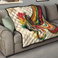 Reggae Soul B.Marley Grungy Quilt Get Up Stand Up - Wonder Print Shop
