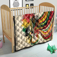 Reggae Soul B.Marley Grungy Quilt Get Up Stand Up - Wonder Print Shop