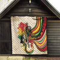 Reggae Soul B.Marley Grungy Quilt Get Up Stand Up - Wonder Print Shop