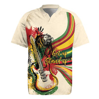 Reggae Soul B.Marley Grungy Rugby Jersey Get Up Stand Up - Wonder Print Shop