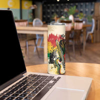 Reggae Soul B.Marley Grungy Skinny Tumbler Get Up Stand Up - Wonder Print Shop