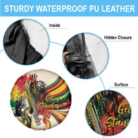 Reggae Soul B.Marley Grungy Spare Tire Cover Get Up Stand Up - Wonder Print Shop