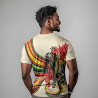 Reggae Soul B.Marley Grungy T shirt Get Up Stand Up - Wonder Print Shop