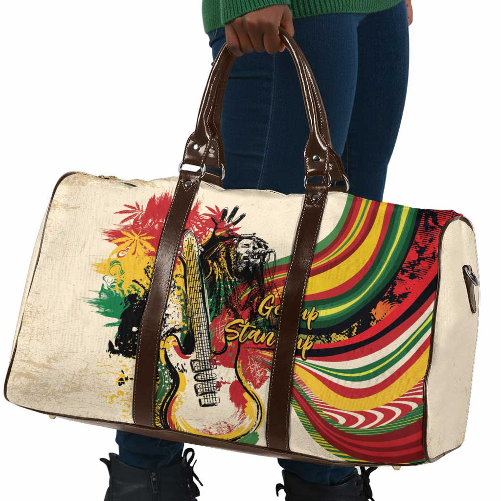 Reggae Soul B.Marley Grungy Travel Bag Get Up Stand Up - Wonder Print Shop