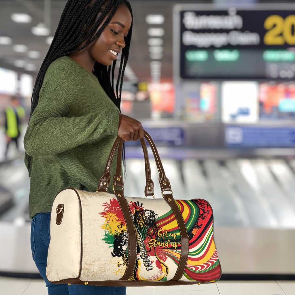 Reggae Soul B.Marley Grungy Travel Bag Get Up Stand Up - Wonder Print Shop
