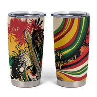 Reggae Soul B.Marley Grungy Tumbler Cup Get Up Stand Up - Wonder Print Shop