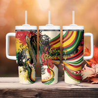 Reggae Soul B.Marley Grungy Tumbler With Handle Get Up Stand Up - Wonder Print Shop