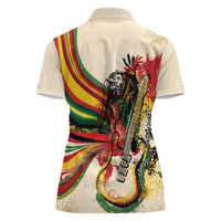 Reggae Soul B.Marley Grungy Women Polo Shirt Get Up Stand Up - Wonder Print Shop