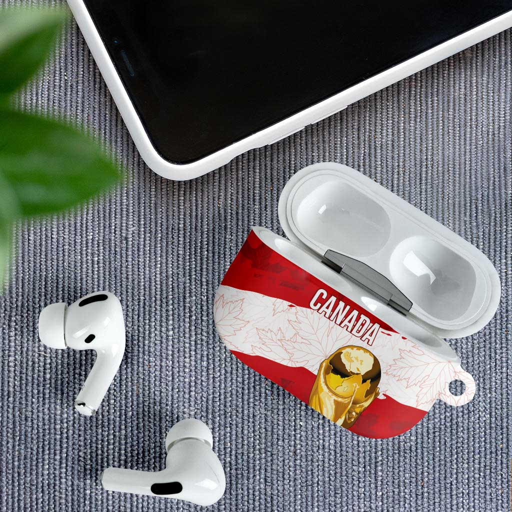 Canada WC2026 Soccer AirPods Case Les Rouges