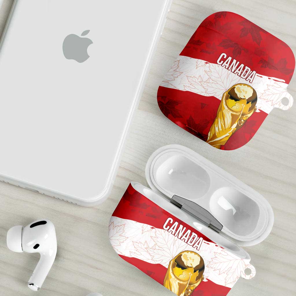Canada WC2026 Soccer AirPods Case Les Rouges