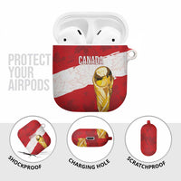 Canada WC2026 Soccer AirPods Case Les Rouges