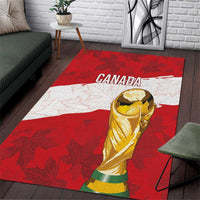 Canada WC2026 Soccer Area Rug Les Rouges