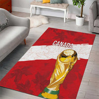 Canada WC2026 Soccer Area Rug Les Rouges