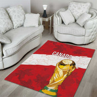 Canada WC2026 Soccer Area Rug Les Rouges