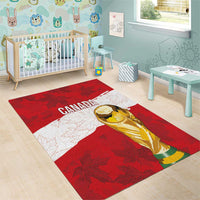Canada WC2026 Soccer Area Rug Les Rouges
