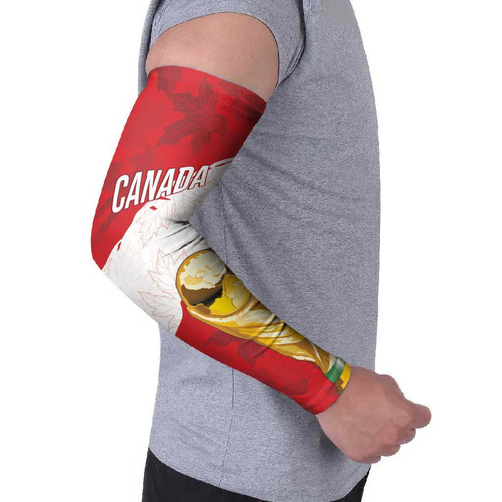 Canada WC2026 Soccer Custom Arm Sleeves Les Rouges