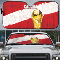 Canada WC2026 Soccer Auto Sun Shade Les Rouges