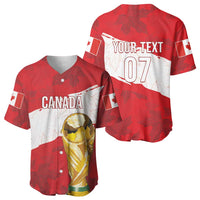 Canada WC2026 Soccer Custom Baseball Jersey Les Rouges