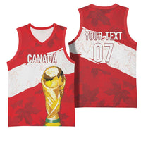 Canada WC2026 Soccer Custom Basketball Jersey Les Rouges