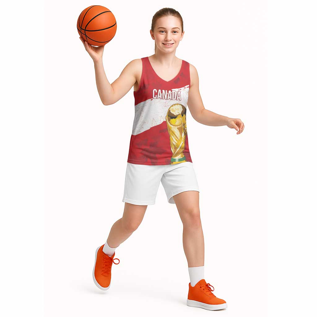 Canada WC2026 Soccer Custom Basketball Jersey Les Rouges