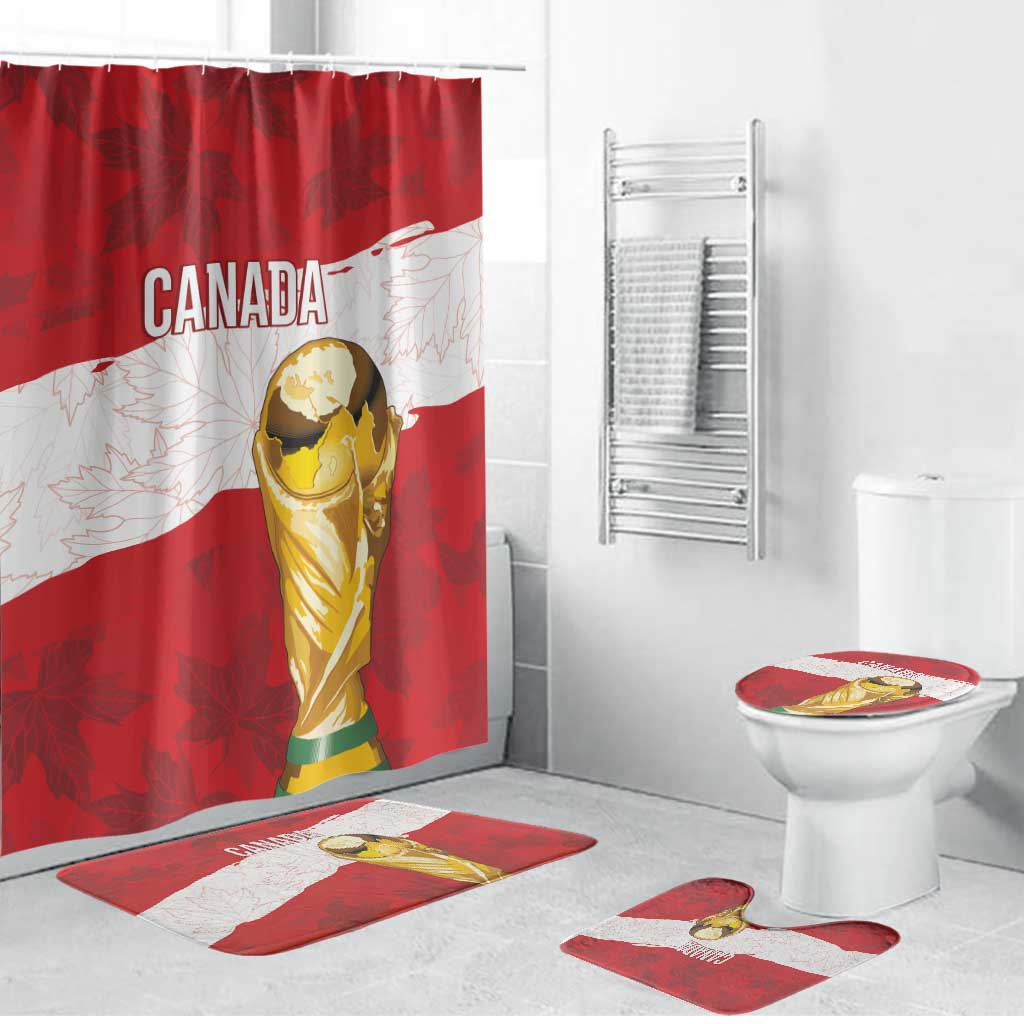 Canada WC2026 Soccer Bathroom Set Les Rouges