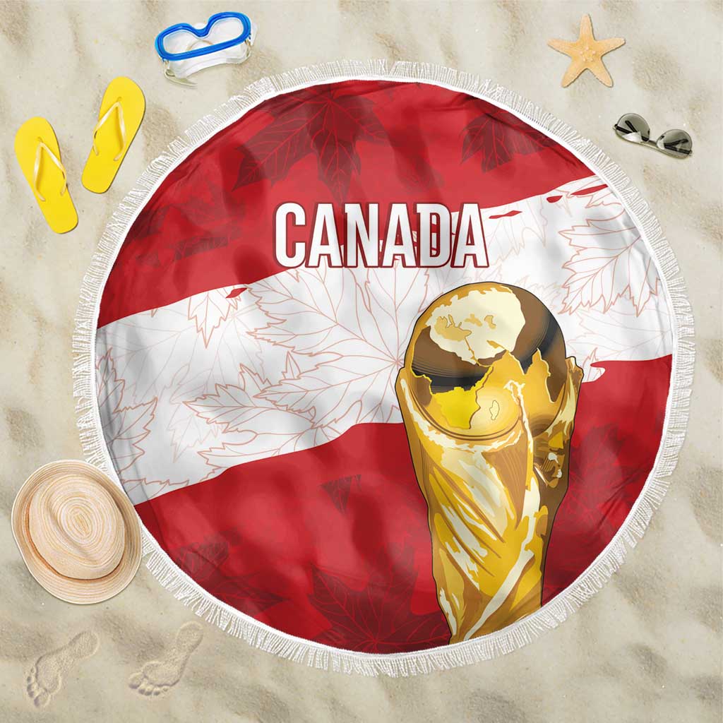 Canada WC2026 Soccer Beach Blanket Les Rouges