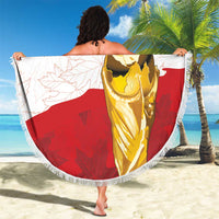 Canada WC2026 Soccer Beach Blanket Les Rouges