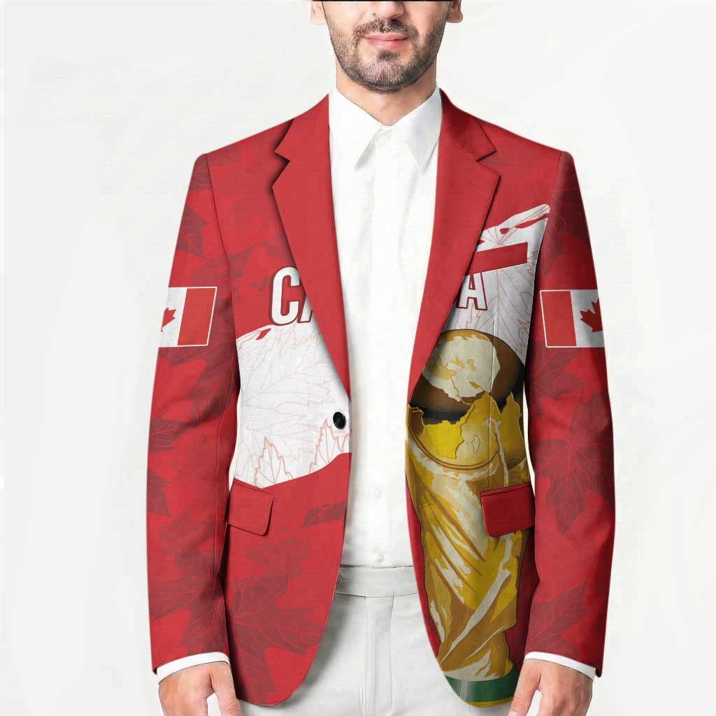 Canada WC2026 Soccer Custom Blazer Les Rouges