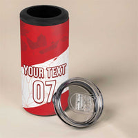 Canada WC2026 Soccer Custom 4 in 1 Can Cooler Tumbler Les Rouges