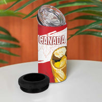 Canada WC2026 Soccer Custom 4 in 1 Can Cooler Tumbler Les Rouges