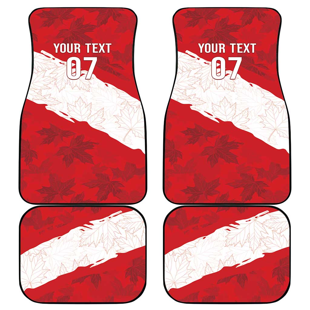 Canada WC2026 Soccer Custom Car Mats Les Rouges