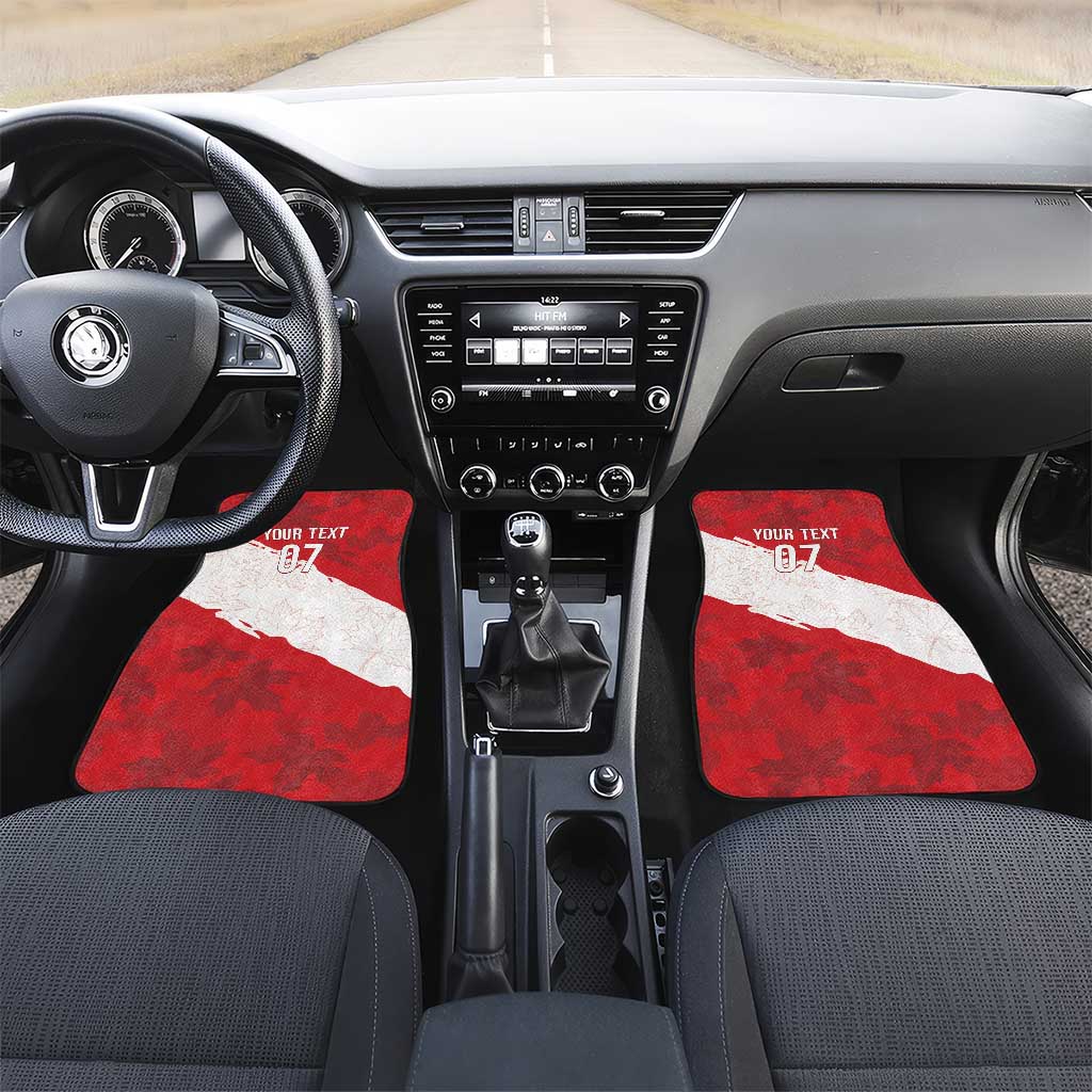 Canada WC2026 Soccer Custom Car Mats Les Rouges