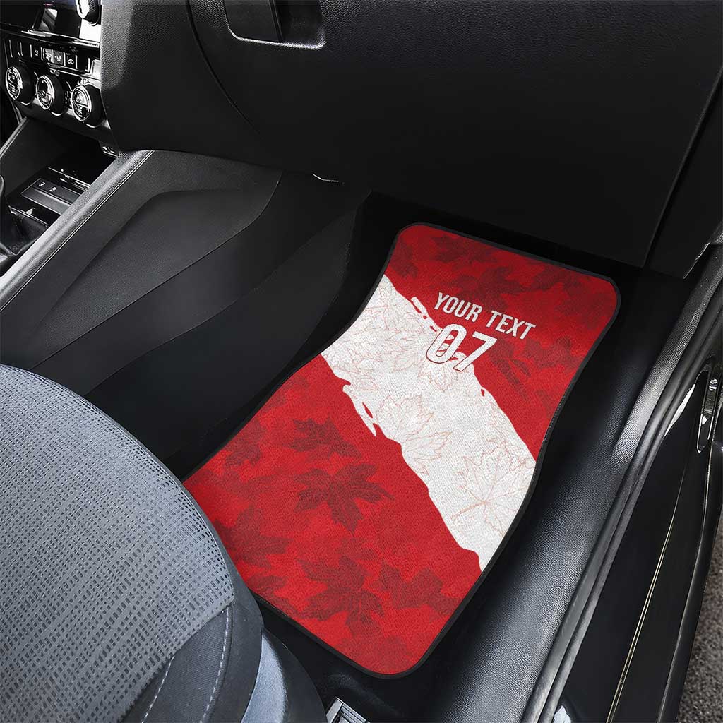 Canada WC2026 Soccer Custom Car Mats Les Rouges
