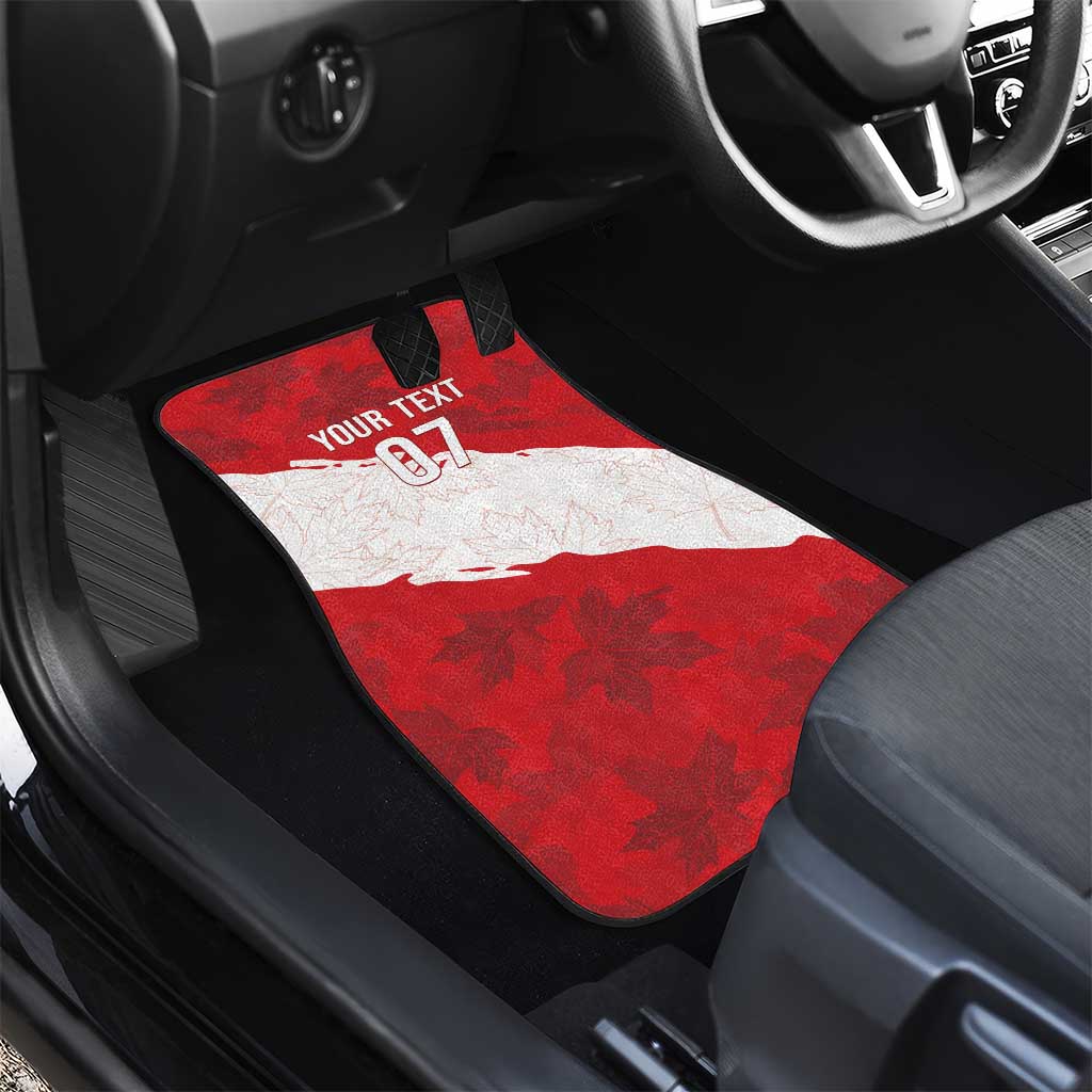 Canada WC2026 Soccer Custom Car Mats Les Rouges