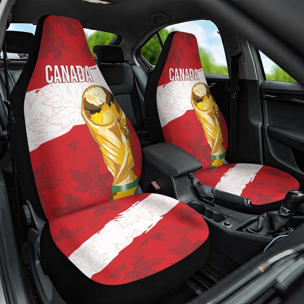 Canada WC2026 Soccer Car Seat Cover Les Rouges