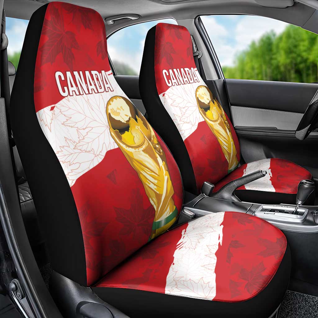 Canada WC2026 Soccer Car Seat Cover Les Rouges