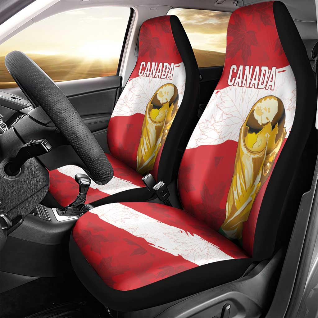 Canada WC2026 Soccer Car Seat Cover Les Rouges