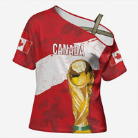 Canada WC2026 Soccer Custom Cross Shoulder Shirt Les Rouges