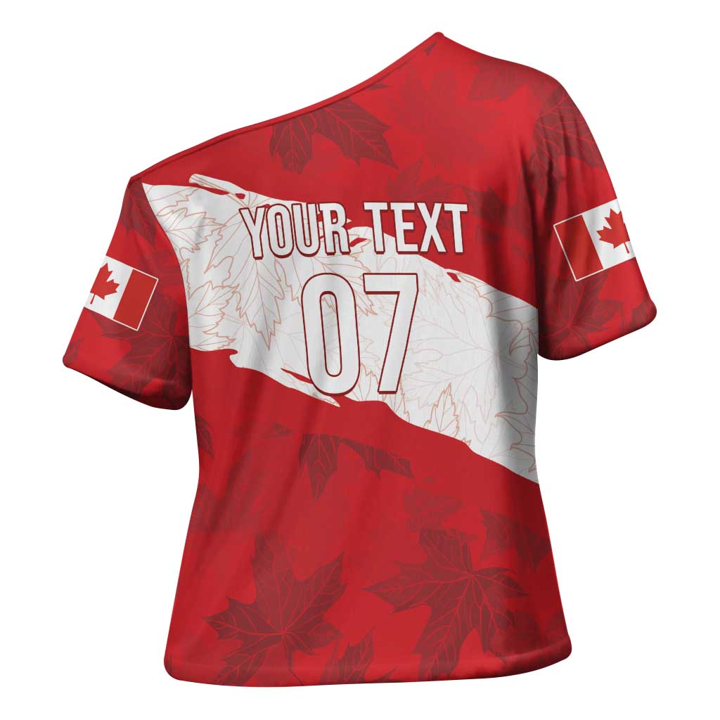 Canada WC2026 Soccer Custom Cross Shoulder Shirt Les Rouges