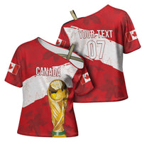 Canada WC2026 Soccer Custom Cross Shoulder Shirt Les Rouges