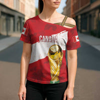 Canada WC2026 Soccer Custom Cross Shoulder Shirt Les Rouges