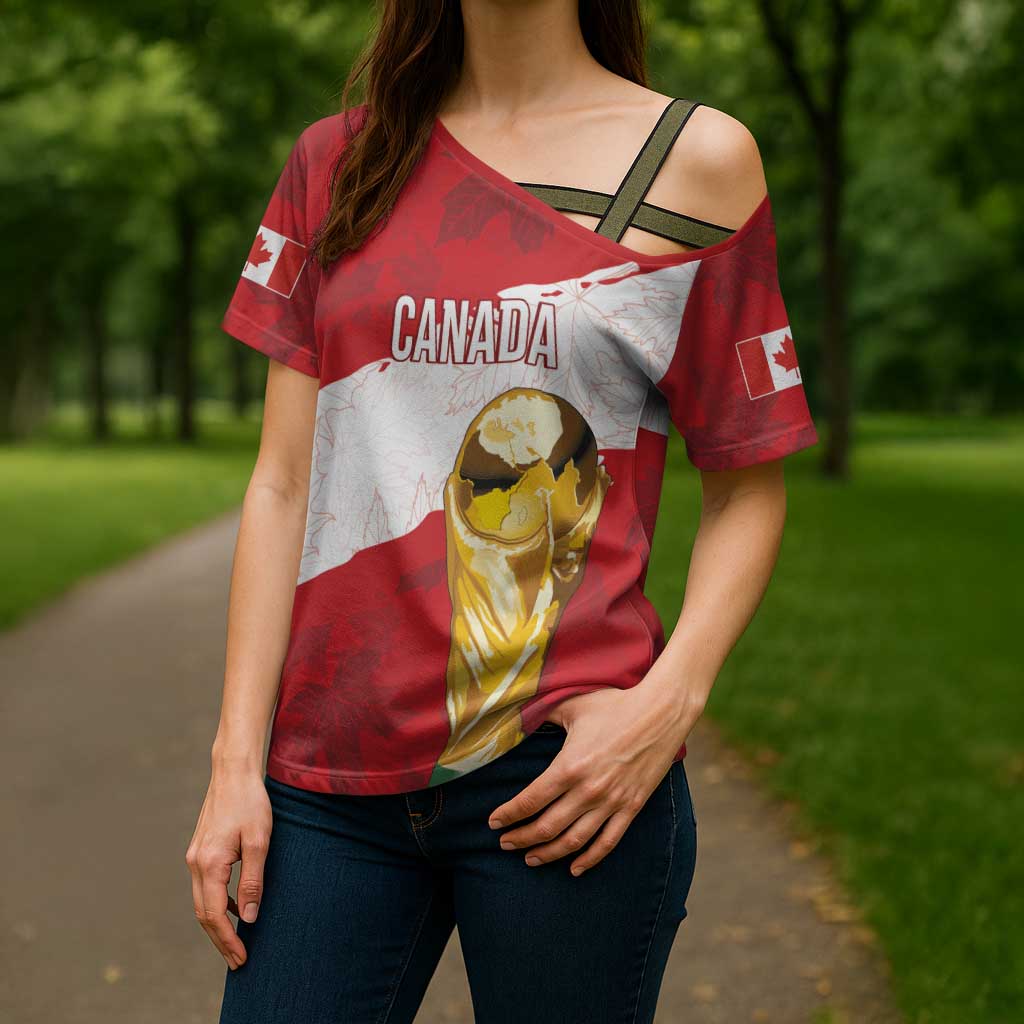 Canada WC2026 Soccer Custom Cross Shoulder Shirt Les Rouges