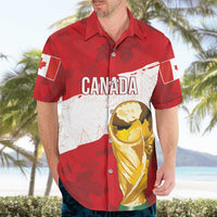 Canada WC2026 Soccer Custom Hawaiian Shirt Les Rouges