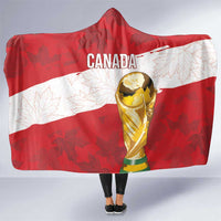 Canada WC2026 Soccer Hooded Blanket Les Rouges