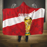 Canada WC2026 Soccer Hooded Blanket Les Rouges