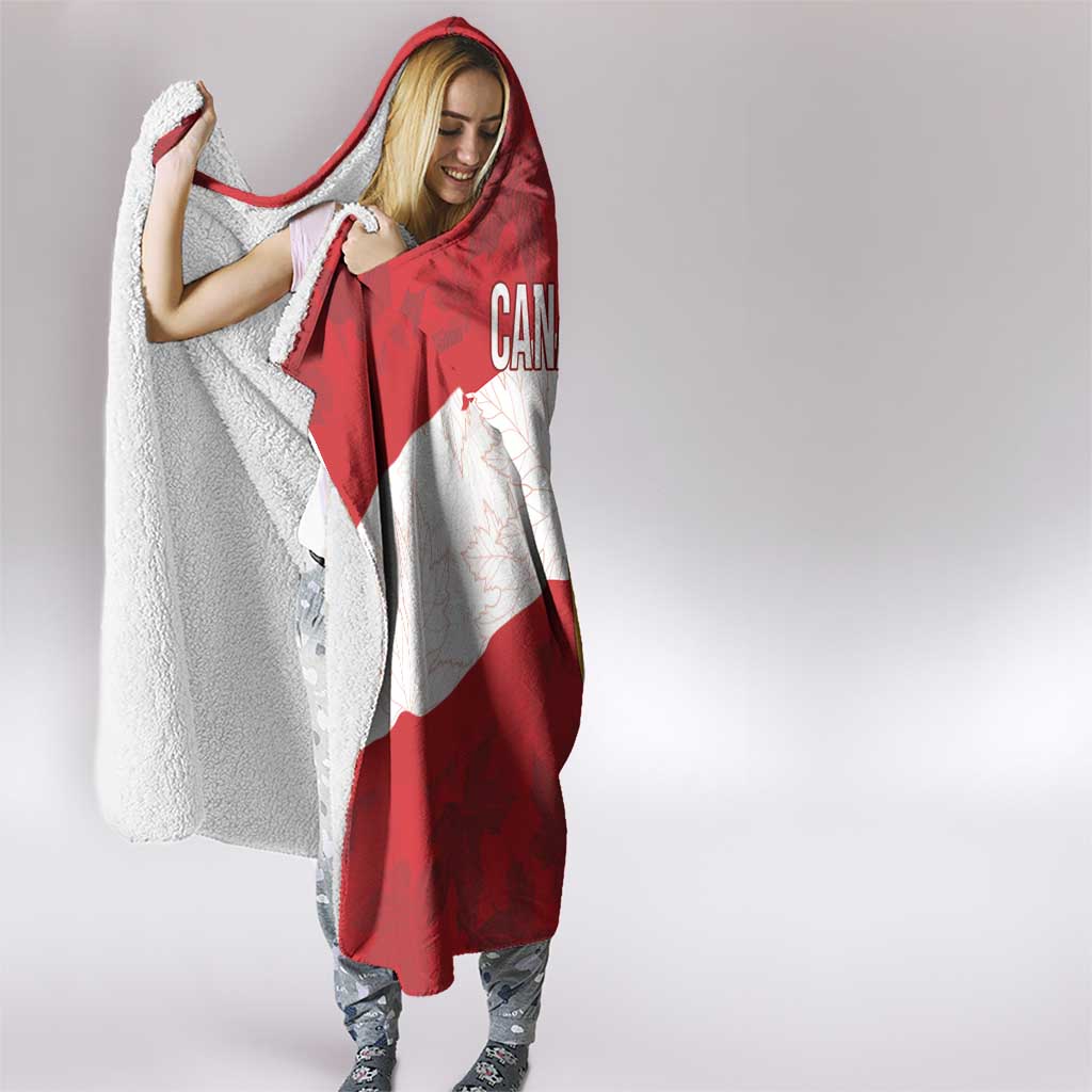 Canada WC2026 Soccer Hooded Blanket Les Rouges