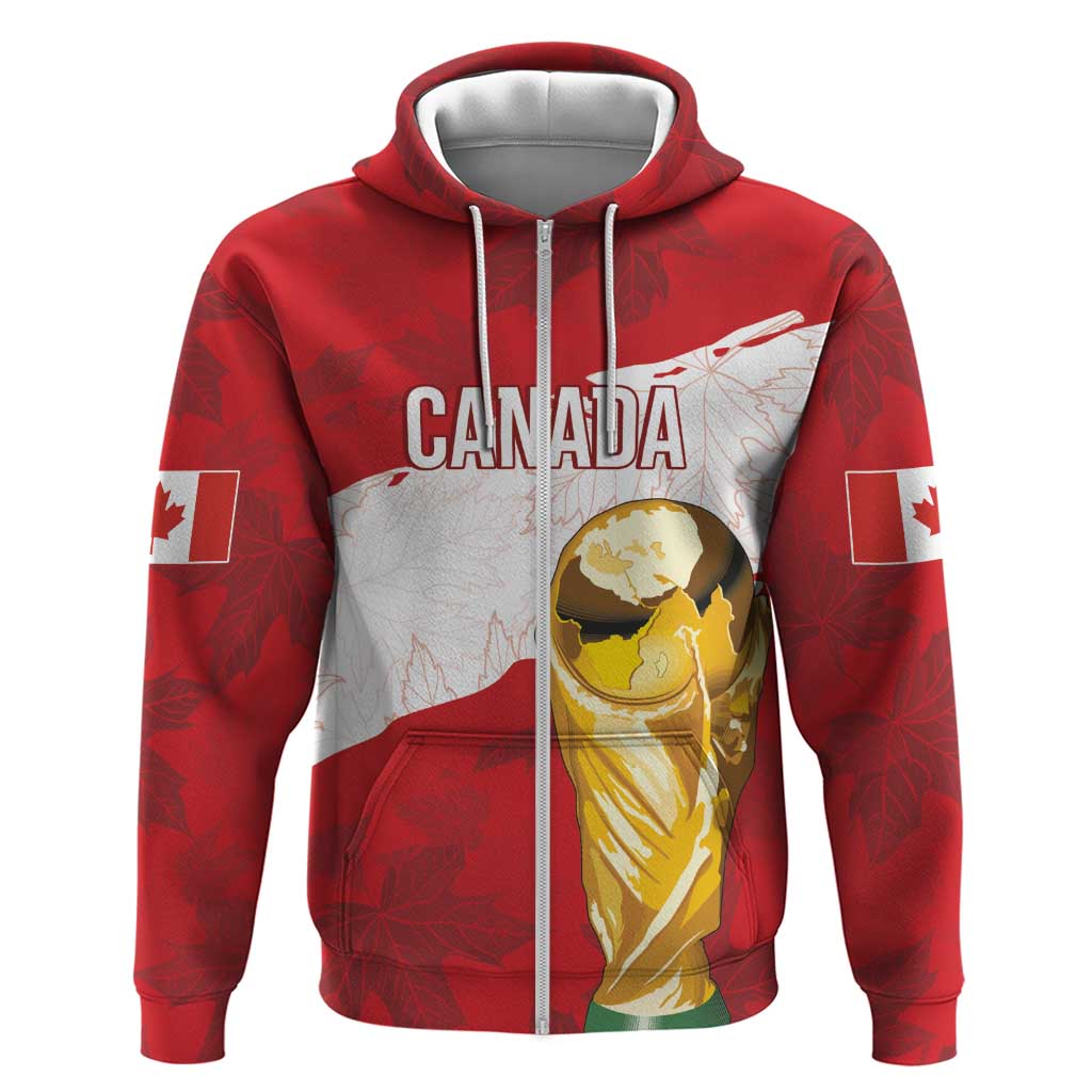 Canada WC2026 Soccer Custom Hoodie Les Rouges