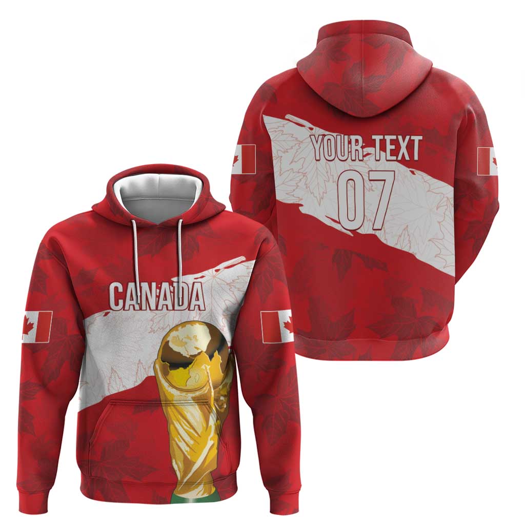 Canada WC2026 Soccer Custom Hoodie Les Rouges